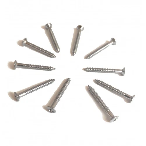 10 Chrome 3 x 25mm screws for Trapeze, Vibrola.... Archtop guitars...