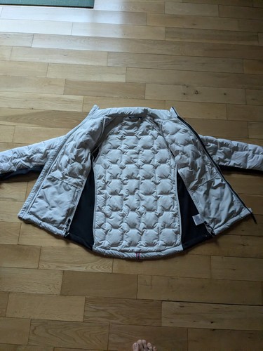 'Summit Of Norway' 90/10 Down/Feather Lined Down Jacket Cube Quilt White Size 36 - Picture 11 of 24
