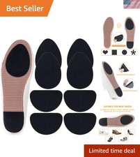 Durable Non-Slip Shoe Protectors - 8 Self-Adhesive Silicone Pads for All Shoes
