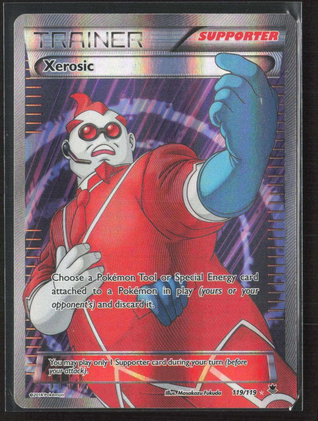 Xerosic 119/119 Ultra Rare Phantom Forces Pokemon Lightly Played