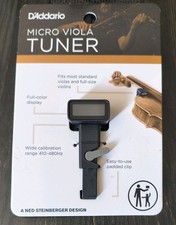 DAddario Micro Violin Viola Tuner Full Color ...