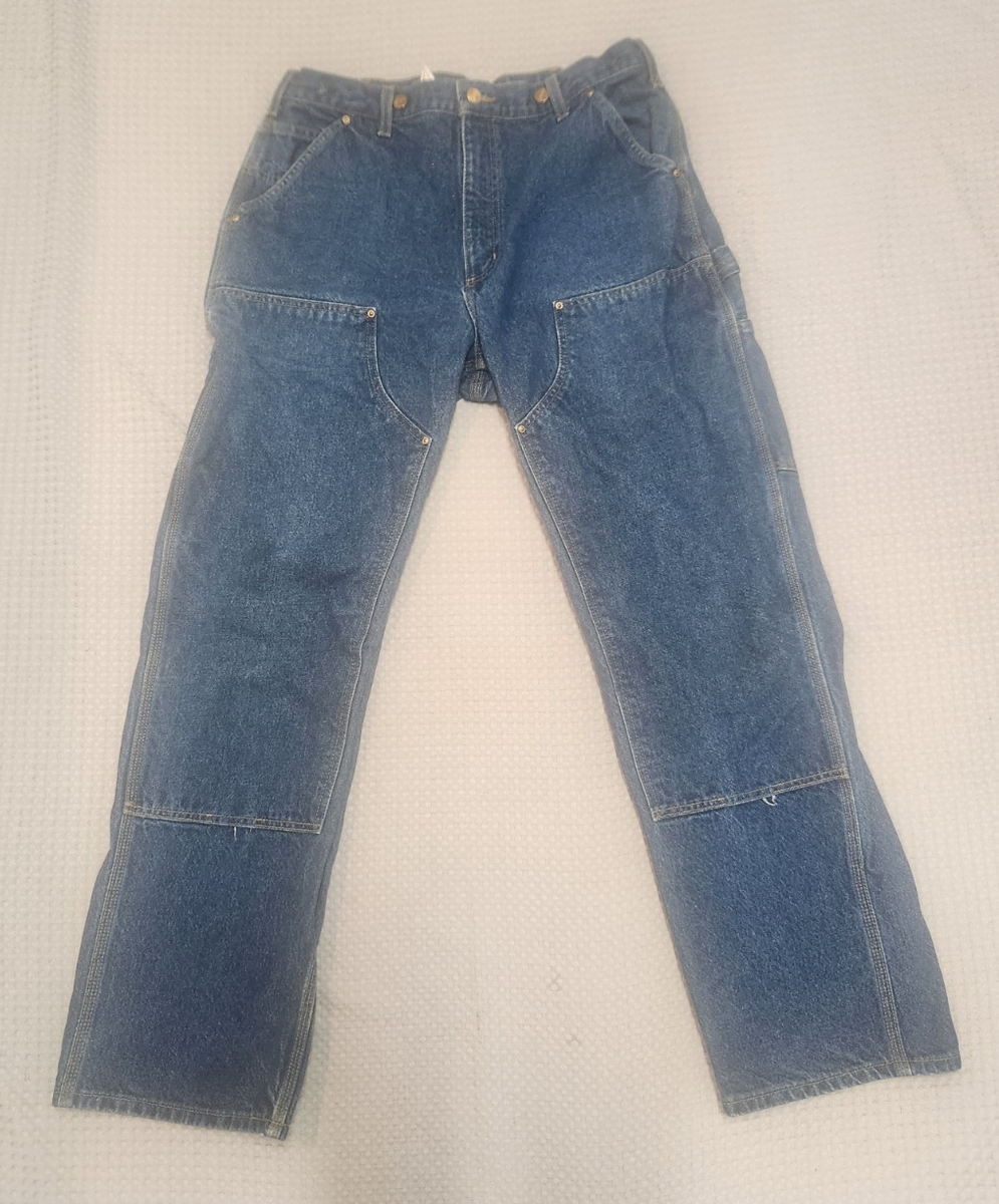 Carhartt 1990's B07 Double Knee Denim Carpenter Jeans Pants Men's