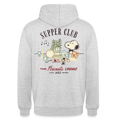 Snoopy Supper Club The Peanuts Lounge Unisex Hoodie
