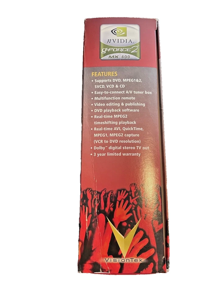 Open Box VisionTek Xtasy Everything 5564 GeForce2 MX400 Personal Cinema Graphics - Image 3 of 4