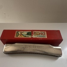 HOHNER Echo harmonica diatonique trémolo double lames ton DO 14 trous