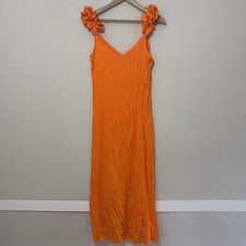 Vince Camuto Long Maxi Dress Orange Small NWT