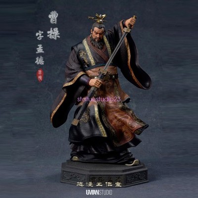 UMAN Three Kingdoms Cao Cao Mengde Statue Figure Resin Model Collectible Gift