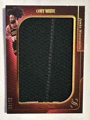 2024/25 Panini Silhouette Jumbo Memorabilia Patch Coby White 23/49