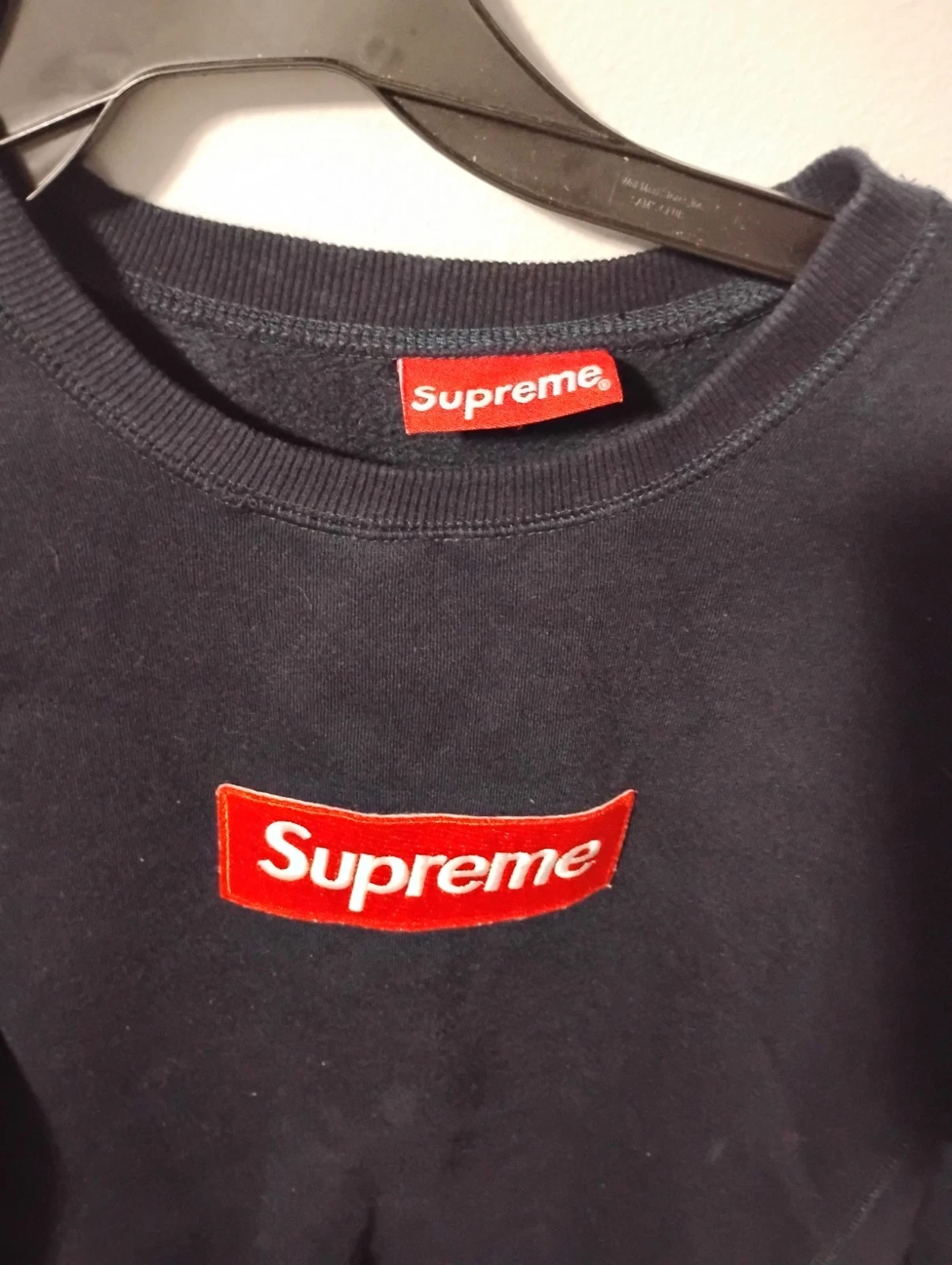 Felpa girocollo Supreme Box logo BOGO (FW22) nera taglia small