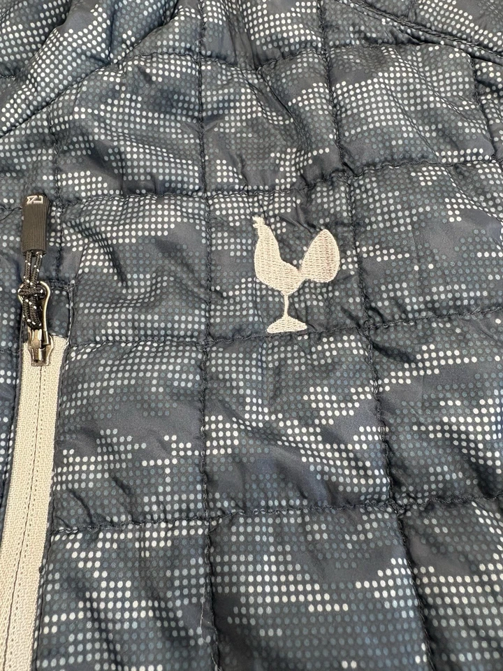 Cutter & Buck Mens Quilted Camo Blue Sz Medium - Image 2 of 4