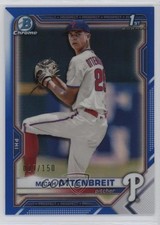 2021 Bowman Draft Chrome Blue Refractor 23/150 Micah Ottenbreit #BDC-170 19fv