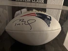 Tom Brady Signed New England Patriots Super Bowl Logo Football Ball