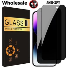 Wholesale 50X Privacy Screen Protector for iPhone 17 16e 16 15 14 13 12 Pro Max