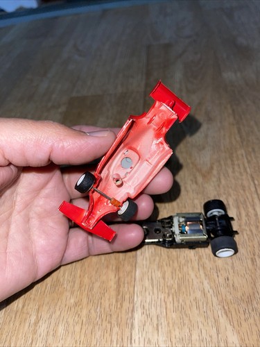 ho slot car goodyear ferrari matchbox Chassis Red - Picture 6 of 6