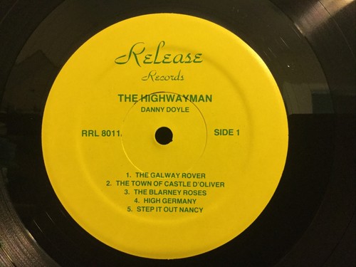 Danny Doyle LP The Highwayman RELEASE Original (1981) Celtic - Foto 9 di 11
