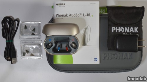 PAIR PHONAK AUDEO LUMITY L70 -R DIGITAL WATER-RESISTANT HEARING AIDS