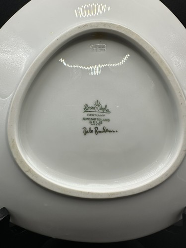Rosenthal Bele Bachem Kunstabteilung Porcelain Plates 7 3/4” 1960s Lot Of 2! - Picture 4 of 7