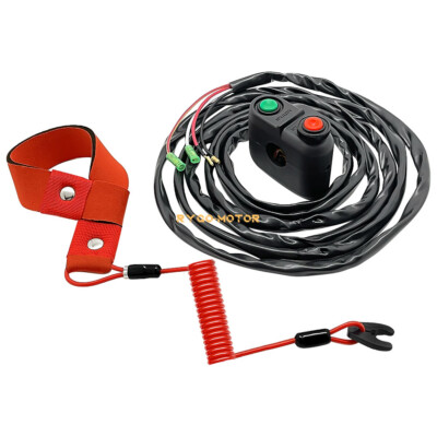 逃避 Yamaha New OEM Emergency Stop Kill Switch Lanyard, 682-82556-00-00