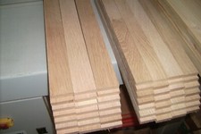 32mm Oak staircase handrail / baserail replacement spindle infill fillet 10or8mm