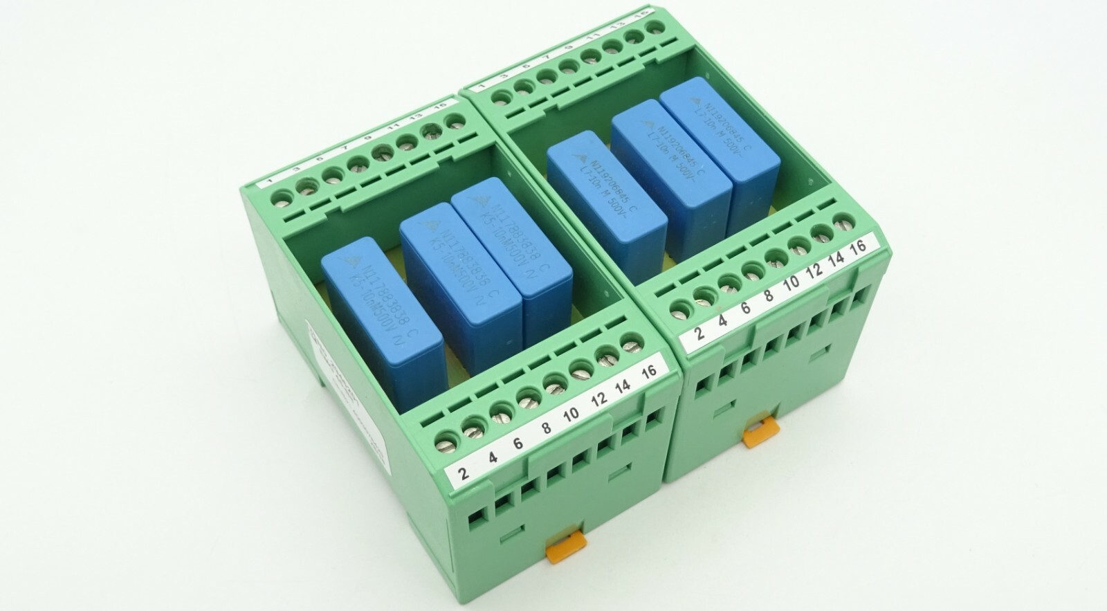2x Capacitor Module EMG 45-B8 Suppression Capacitor MKP EPCOS B81123 10nF 500V~