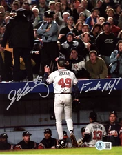 John Rocker Signed Atlanta Braves 8x10 Photo w/ F**K NY Beckett Wit BAS COA #1