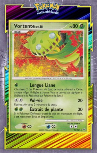 Vortente - Platine - 43/127 - Carte Pokemon Française - Photo 1/1
