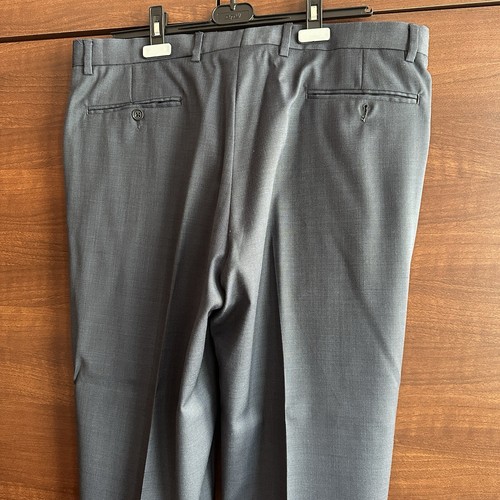 JOSEPH ABBOUD GRAY MENS CLASSIC SUIT Pants - Picture 15 of 16