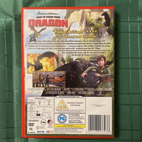 How To Train Your Dragon DVD - REG 2 - ( PG ) - Dolby Digital . EX/con - Picture 5 of 10