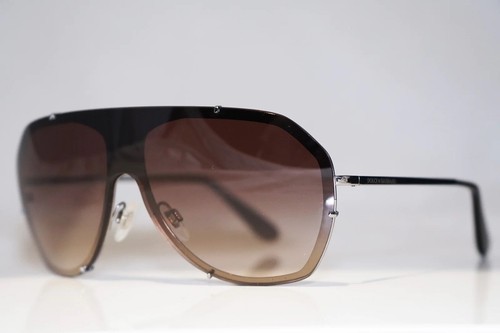 Dolce & Gabbana Gold 37mm Shield Sunglasses DG 2162 02/F9 - Picture 2 of 20