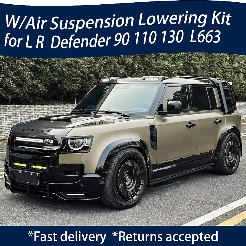 💥FOR LAND ROVER DEFENDER 90 110 130 L663 AIR SUSPENSION LOWERING KIT ...