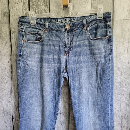 American Eagle Outfitters Jeans Damen 14 lang Skinny Stretch Mid Rise Jeans - Bild 3 von 15