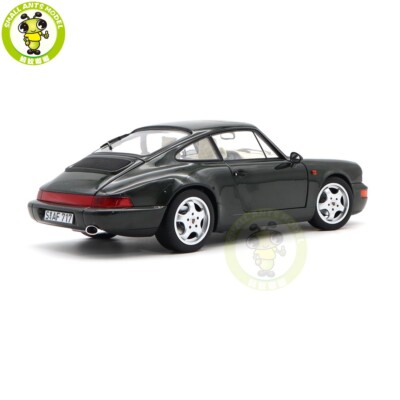 1/18 Norev 187326 Porsche 911 Carrera 4 1992 964 Green Diecast