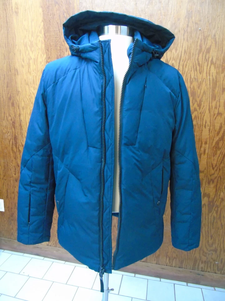 Chaqueta acolchada Marc New York by Andrew Marc para hombre con cremallera frontal azul talla S Foto 2 de 4