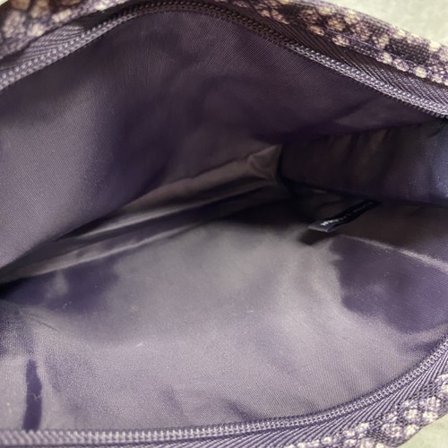 Neu Estee Lauder lila Schlangenleder Druck Kosmetik Make-up Reisetasche Etui Reißverschluss oben - Bild 5 von 7