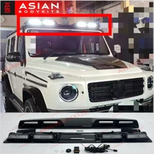 Gloss Black Roof Top Light Bar with LED DRL Fits for MercedesBenz G-CLASS 2019+
