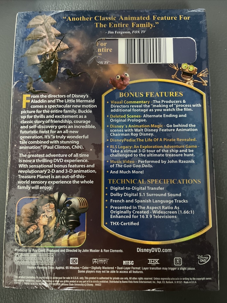 Buy Treasure Planet (DVD, 2002) online | eBay
