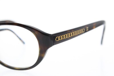 Chanel Eyeglasses 3138 c.714 Made in Italy 53/16-135 Dark Tortoise