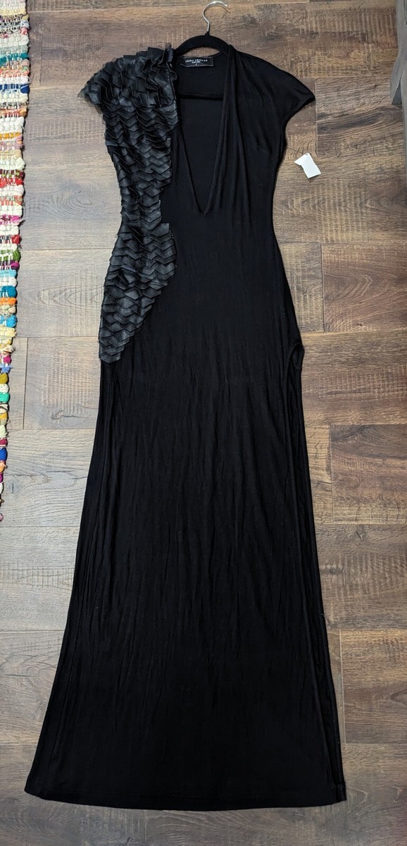 akira chicago black label dress NWT Black Maxi Dress, Sz S. Sexy Leg Slit, Shoulder A-Line A-Line Off Shoulder x-launchdate:Nov 24_Drop 1.5 Akira is made for Size:m-dd