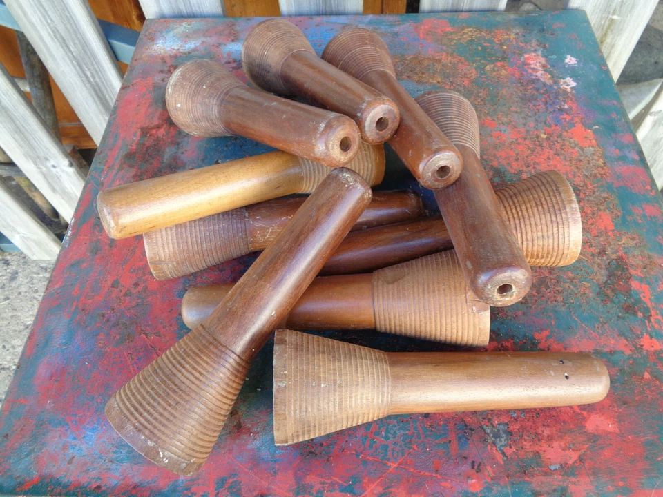 10 anciennes bobines file couture mercerie Usine Industrielle Atelier Vintage - Photo 3/4