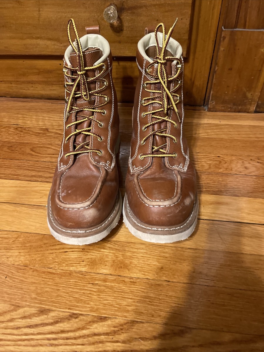Rare Vintage OG Herman Brown leather lace-up work boots Herman Survivors Boots for Men - Etsy main image 3