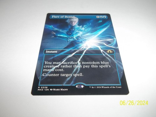 Flare of Denial Borderless  Modern Horizons 3 x1 NM/LP - Picture 1 of 2
