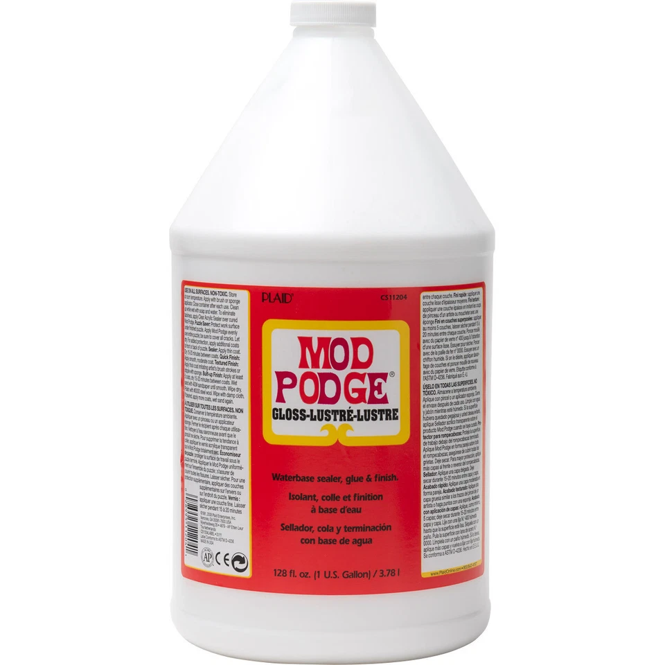 Mod Podge All-In-One Waterbase 3.78L Gloss Glue/Sealer/Finish Craft Top Coat