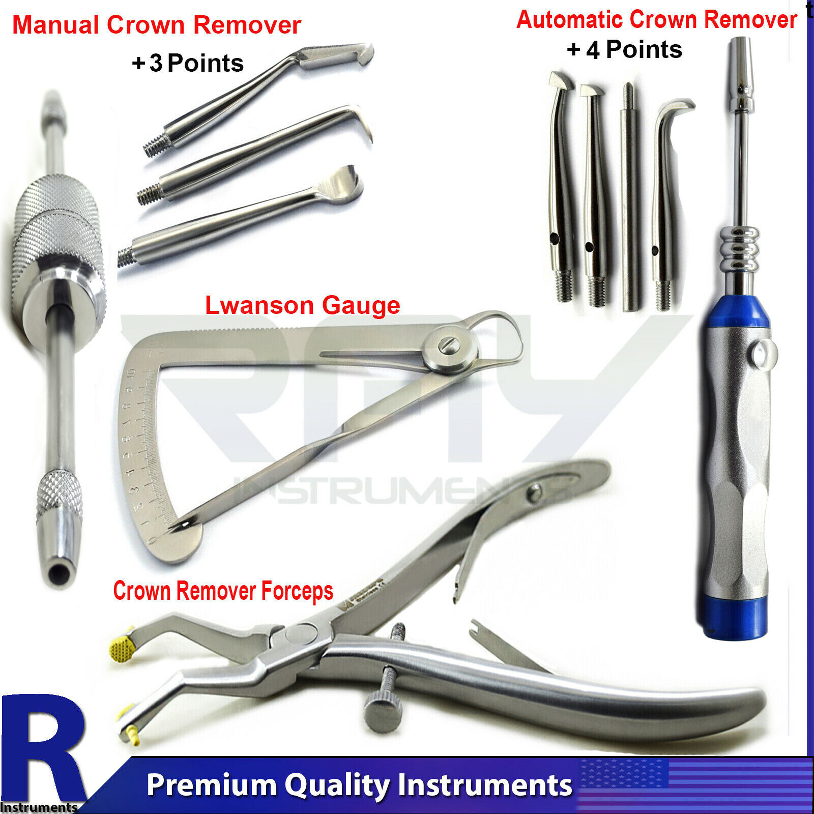 Dental Crown Remover Gun Automatic Manual Forceps Medical Oral