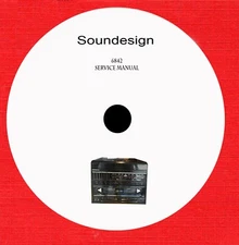 Service manual on dvd, pdf format, for Soundesign audio recorder by model