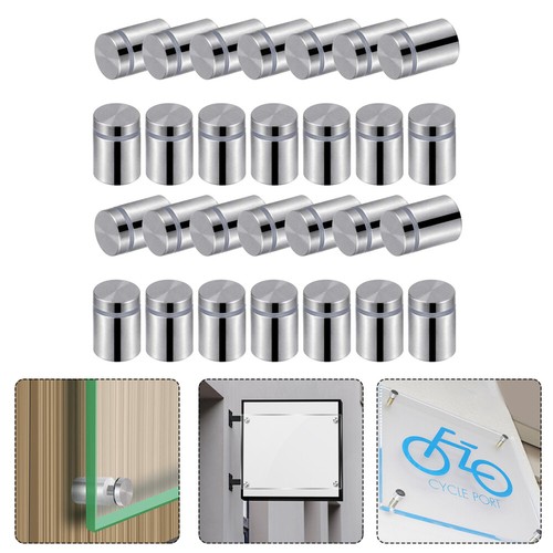 40 Pcs Advertising Screws Kit Nail Sign Stainless Steel