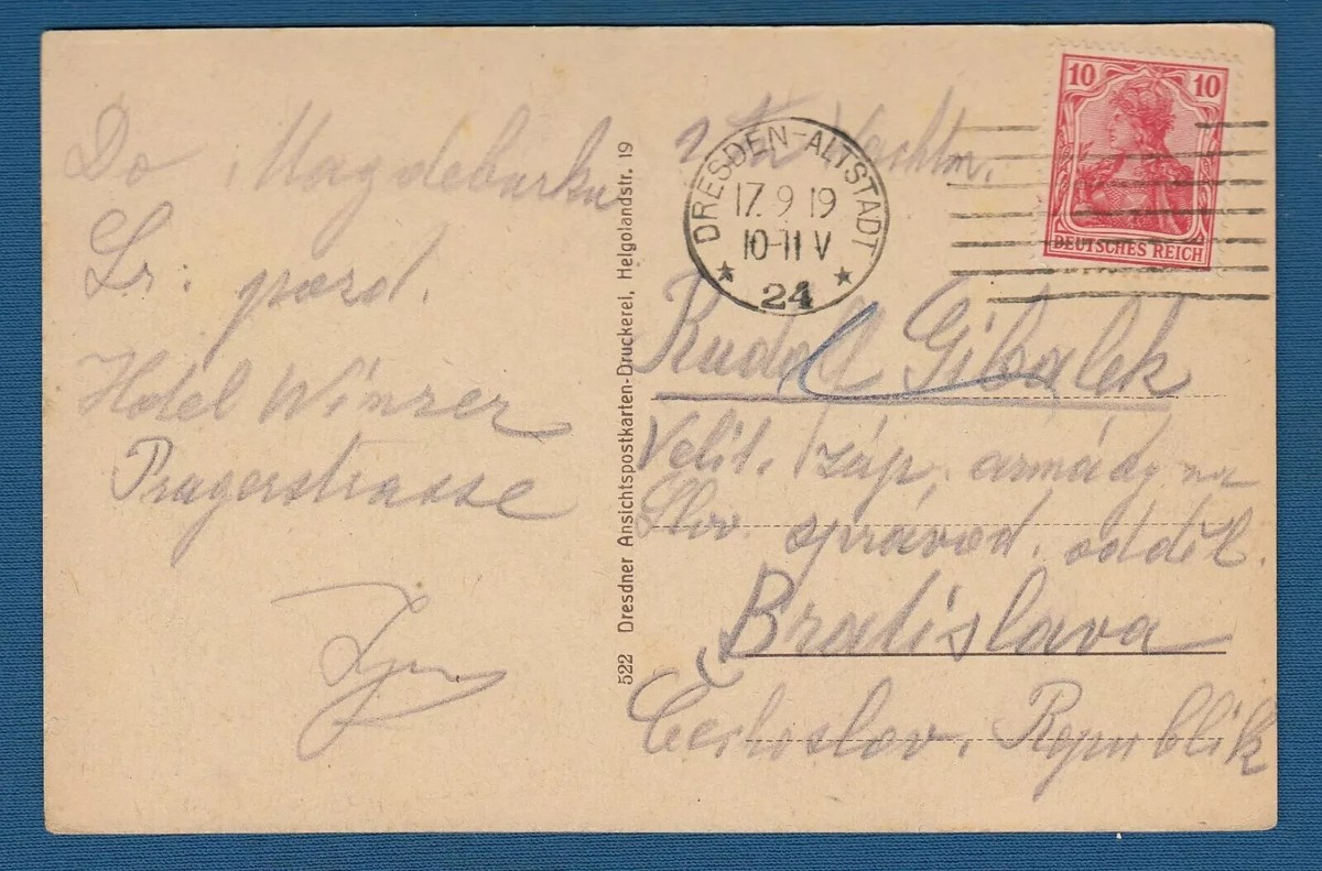 Dresden - Zwinger, Germany antique postcard 1919. | eBay