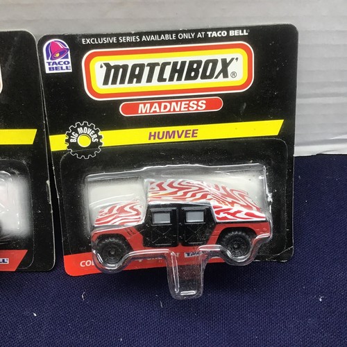 3 x NEW Matchbox Madness Cars Exclusive Taco Bell Series VW, Vette & Hummer 1998 - Picture 4 of 5