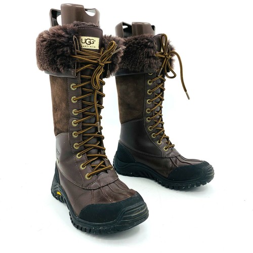 Ugg Adirondack Tall Brown Leather 