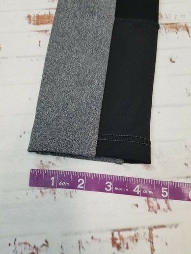 Kerrits Griptek II Full Seat Riding Breeches Gray Black Brushed Fleece Sz XS - 第 4/9 張圖片