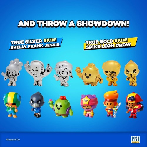 BRAWL STARS COLLECTIBLE FIGURES SERIES 1 LINE FRIENDS LICENSE P.M.I COLLECT THEM - Picture 4 of 45